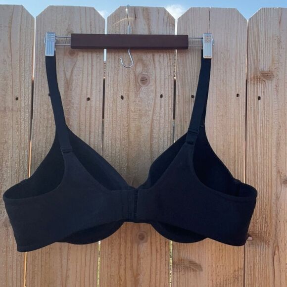 Take 50% OFF- Vanity Fair Women’s Beauty Back Smoothing Black Bra, Size-44D - Picture 6 of 8